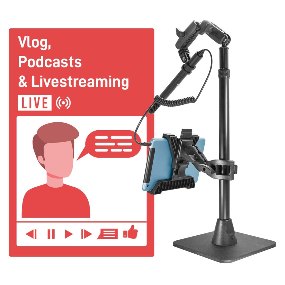 iBOLT Stream-Cast Creator Custom mount kit with over 60 variations- great for live streaming tutorial videos and photos