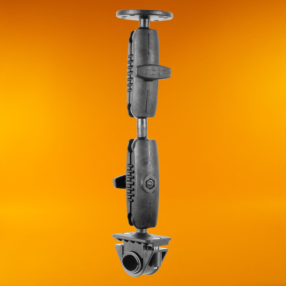 iBOLT Garmin Striker 4 / Fish Finder Dual Arm Handlebar, Rail Mount