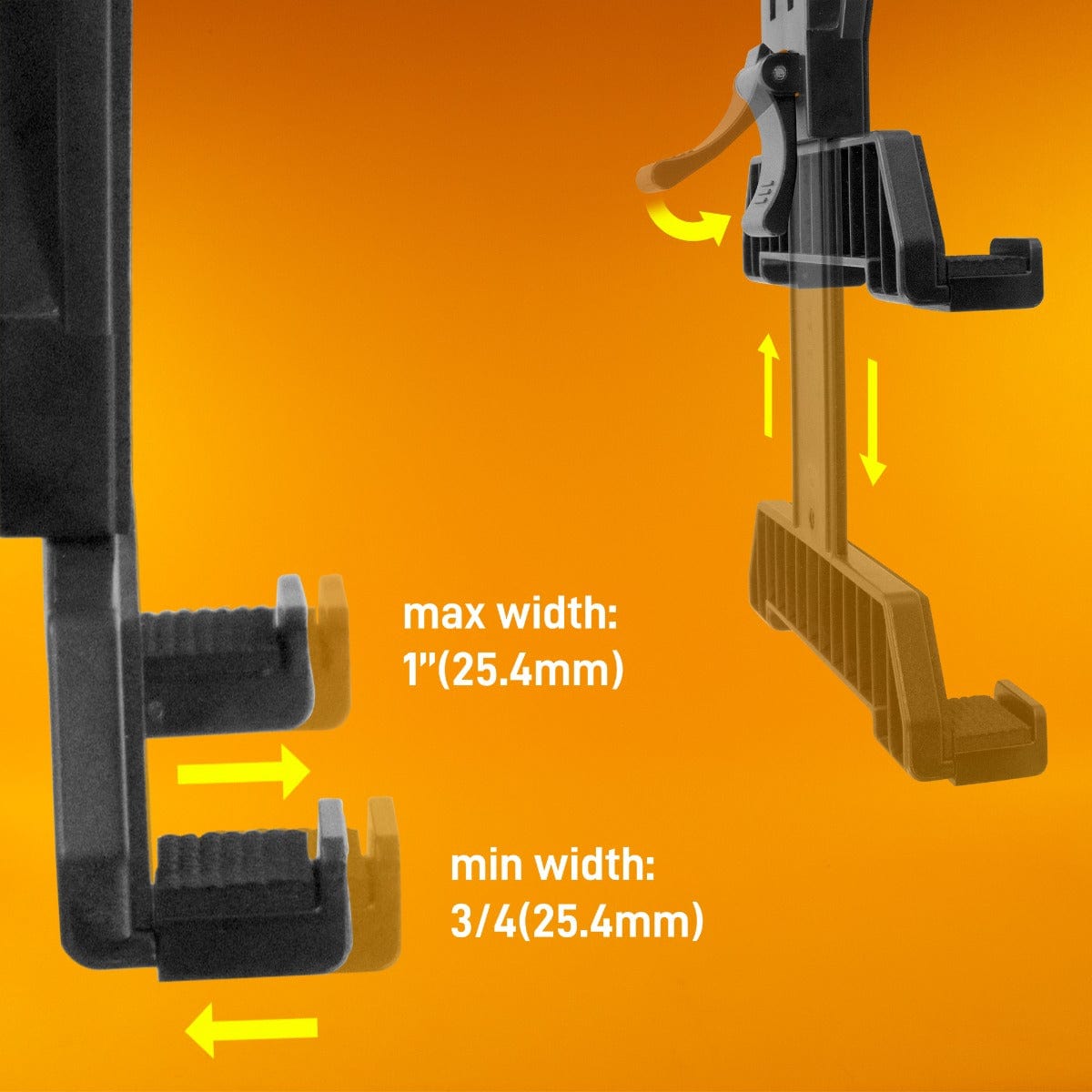 iBOLT TabDock Bizmount Pillar Mount- Heavy Duty Forklift Tablet Mount for Warehouse Vehicles and 7-10 inch Tablets