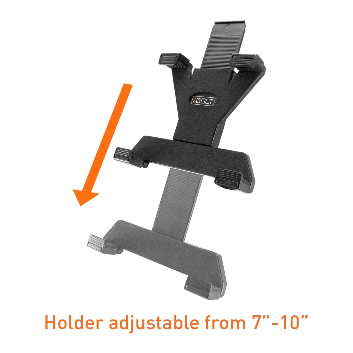 iBOLT TabDock™ FixedPro 360 Suction- Heavy Duty Metal 8" Multi-Angle Suction Cup Mount for All 7" - 10" Tablets