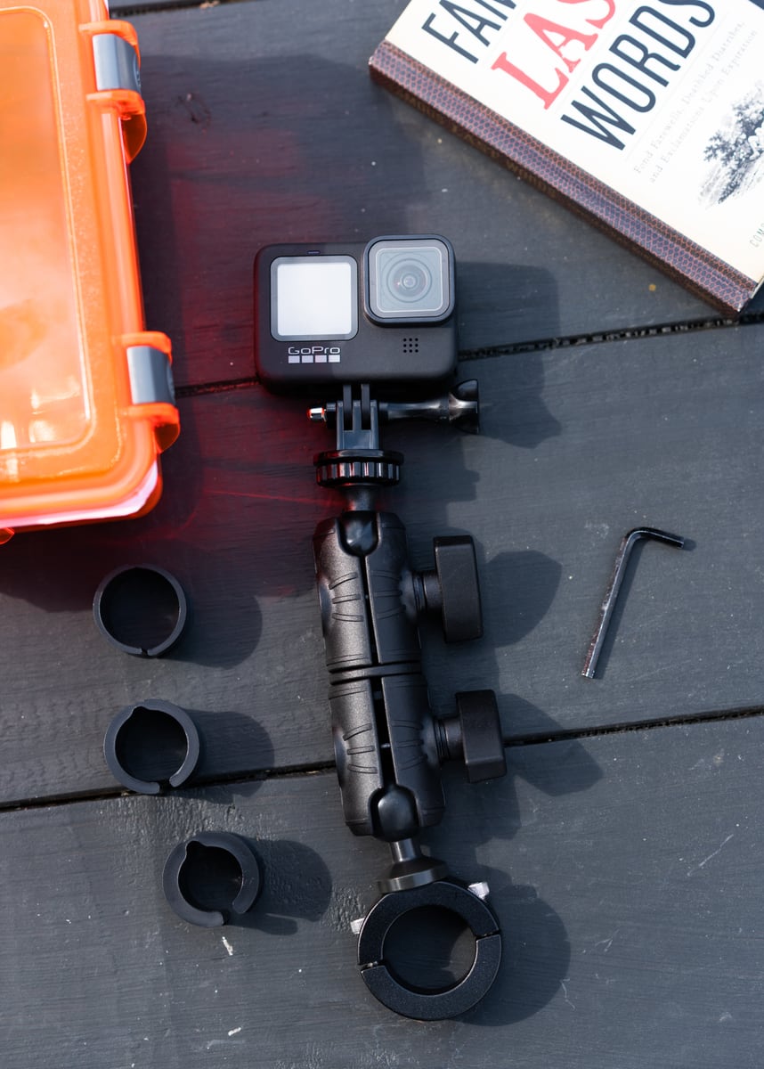 iBOLT mounting setup used in an outdoor boating environment
