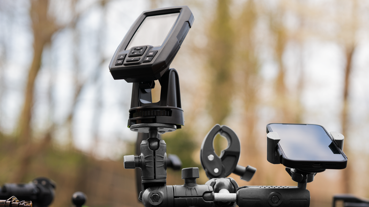 best mounts for fish finders Dual Porta-Lok Finder Mount YakAttack MightyMount XL Porta-Lok Fish Finder Mount w/