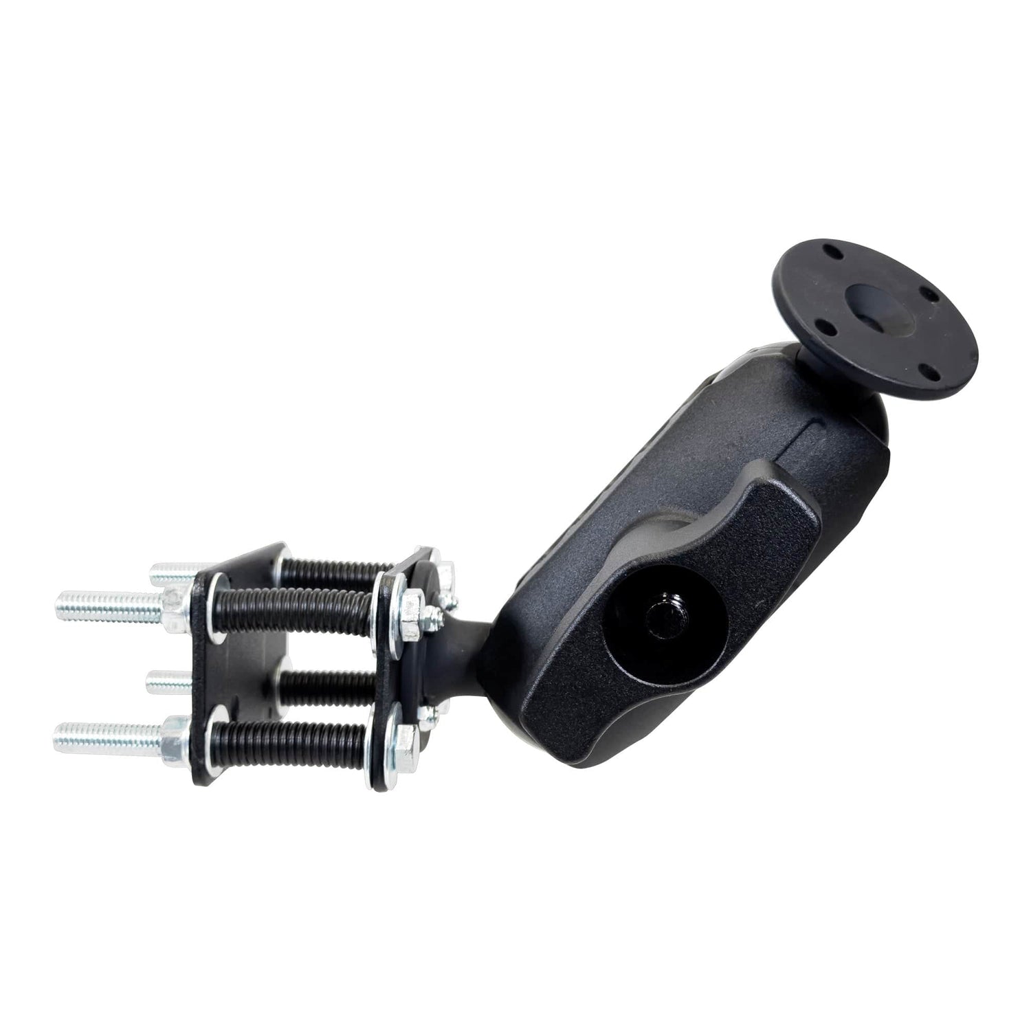 iBOLT 57mm AMPS forklift pillar mount with metal arm