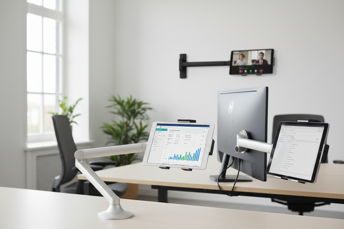 Multiple Tablet Mount Solutions: Improving Device Organization in Modern Workspaces