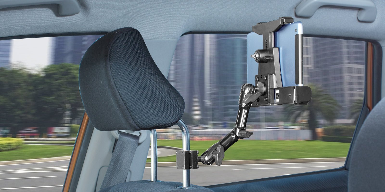 Headrest Tablet Mounts- Keep Your Backseat Guests Entertained