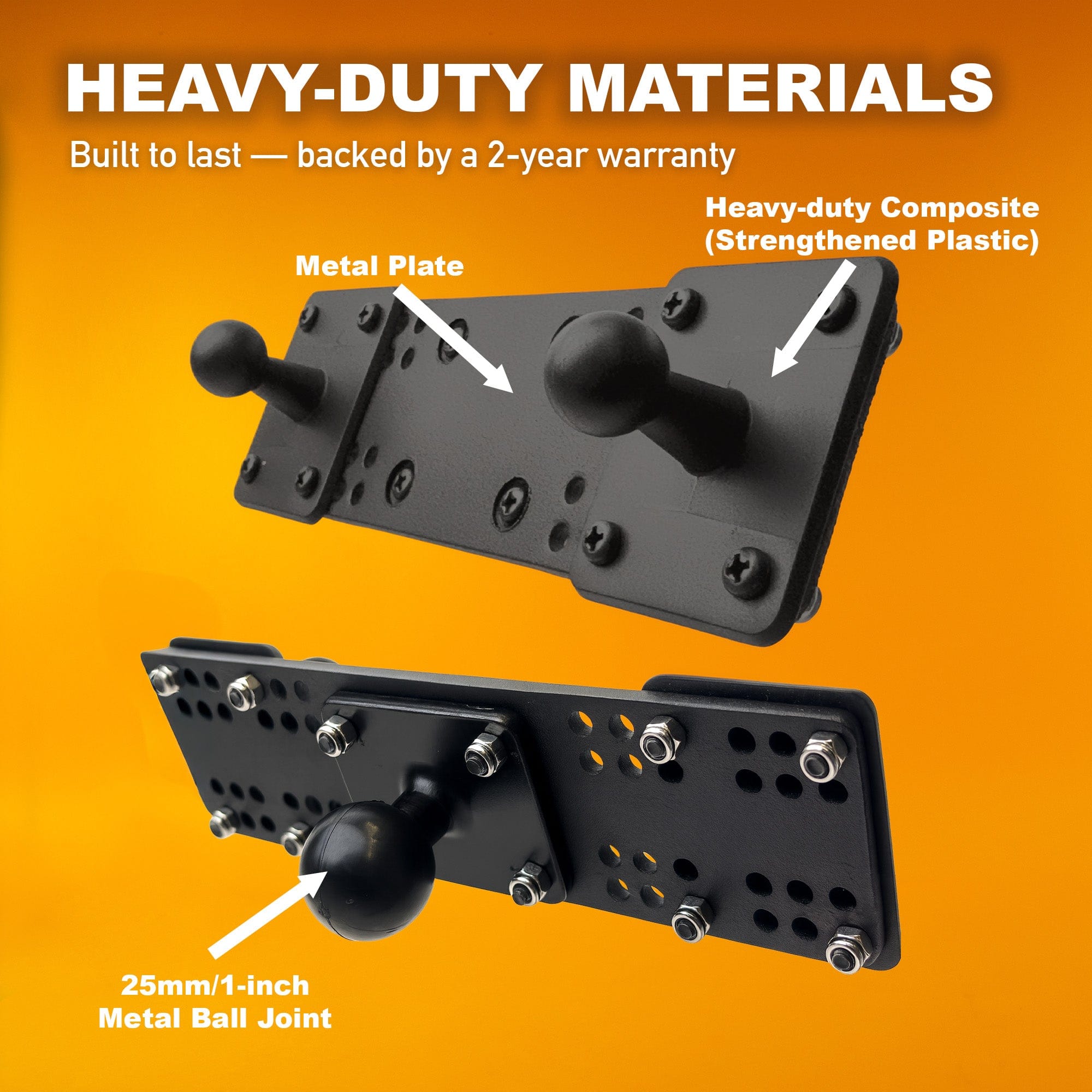 iBOLT Mounts iBOLT 22mm ExtendiBOLT Triple Suction Cup Mount