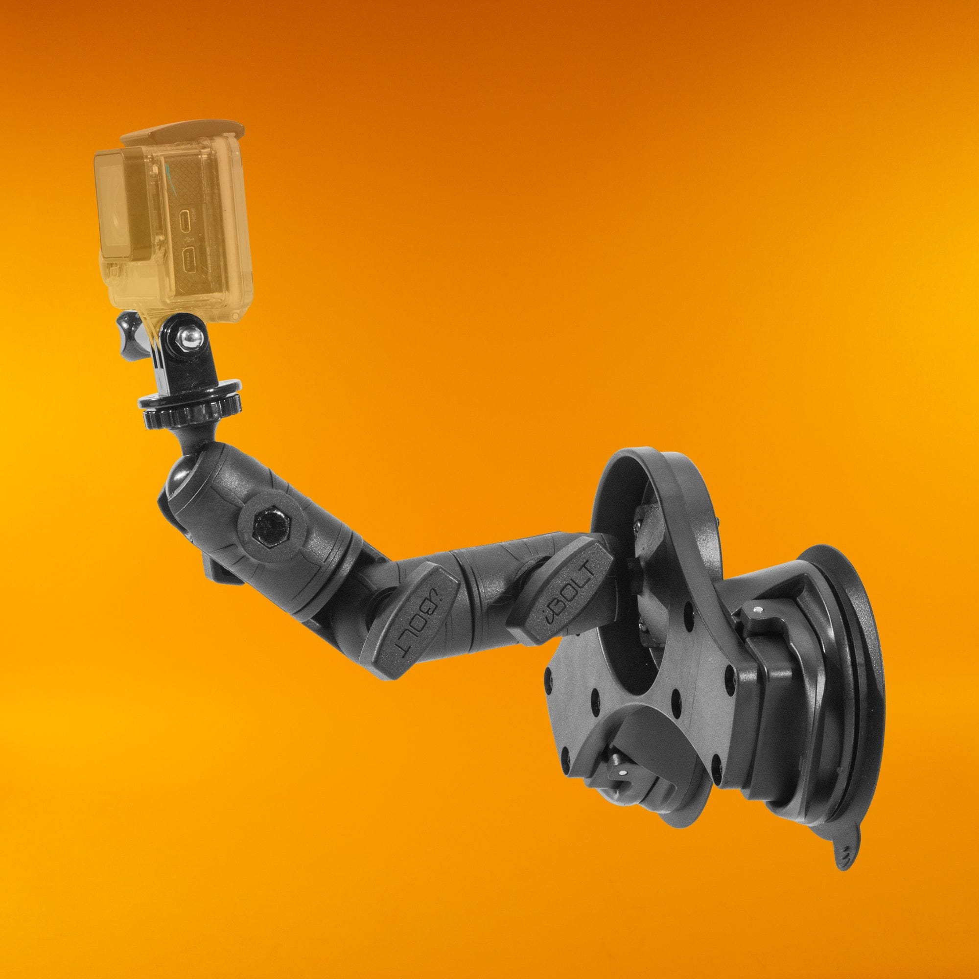 iBOLT Mounts iBOLT Action Camera IncrediBOLT 360 Heavy Duty Dual/Double Suction Cup Mount