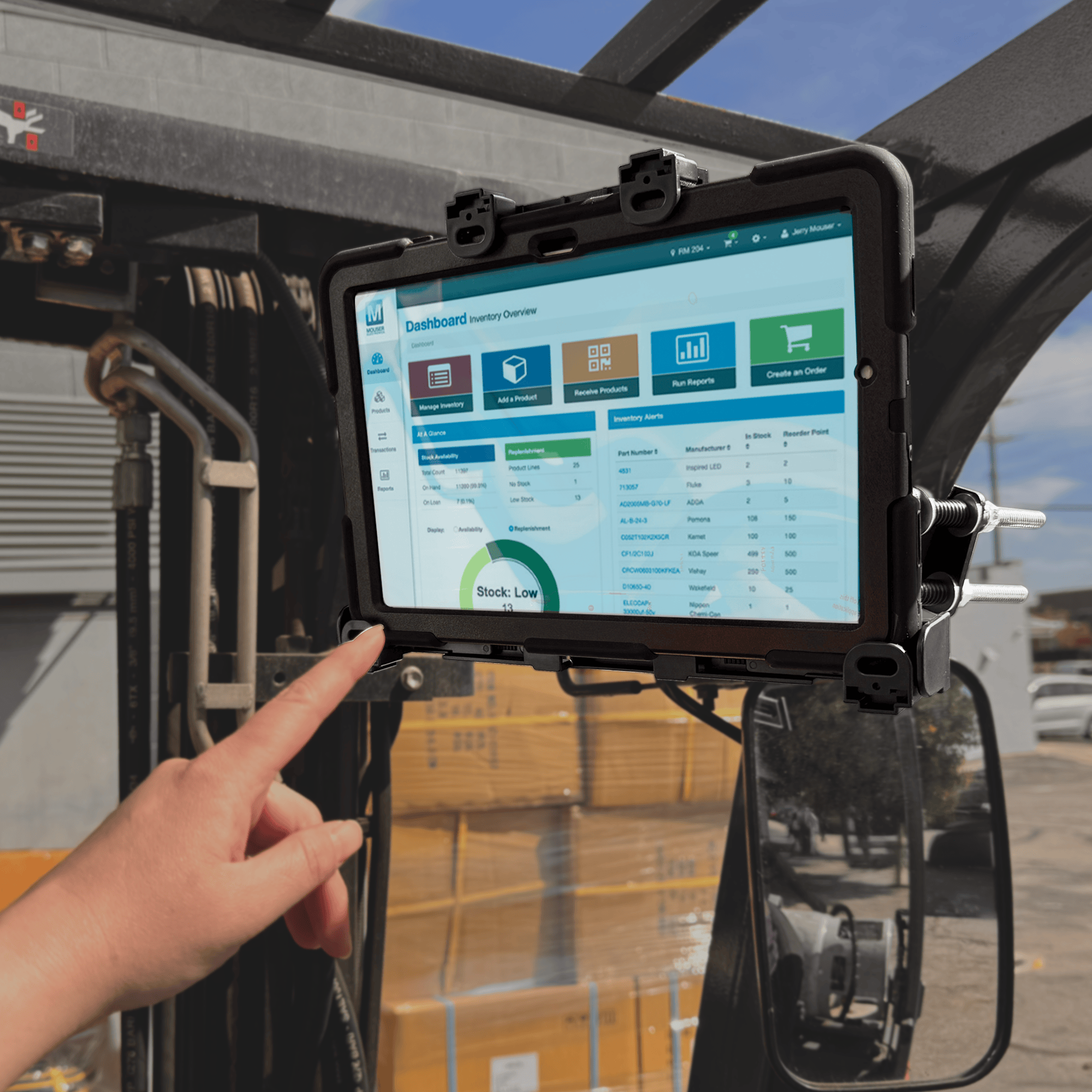 iBOLT Mounts iBOLT Dock’n Lock Bizmount™- Forklift Locking Tablet 38mm Mount