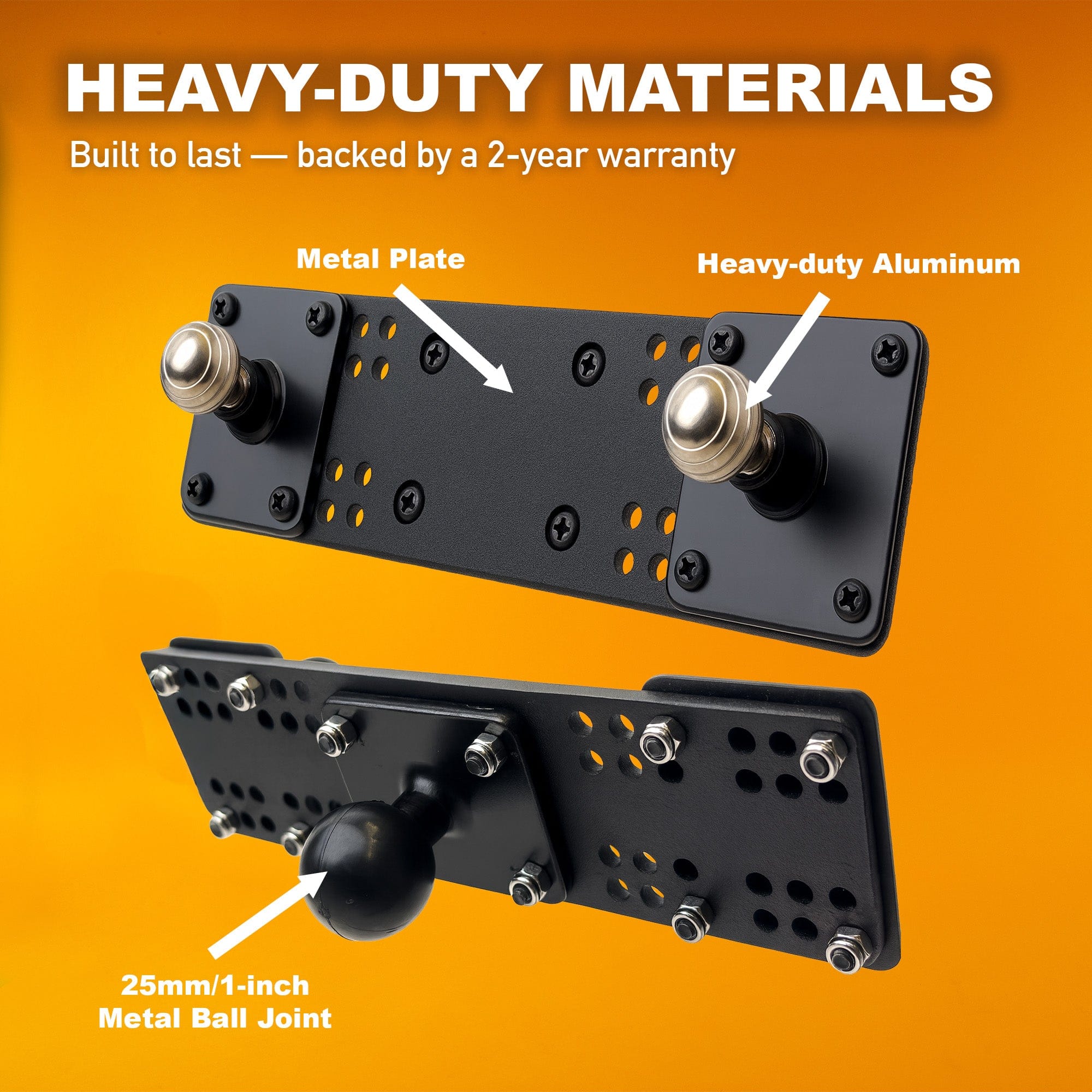 iBOLT Mounts iBOLT Metal 17mm ExtendiBOLT Triple Suction Cup Mount