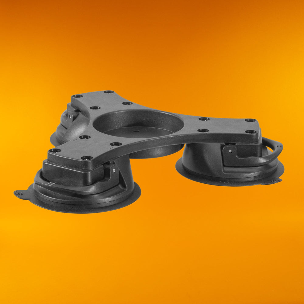 iBOLT Triple Suction Cup Base with Universal 4- Hole AMPS Pattern