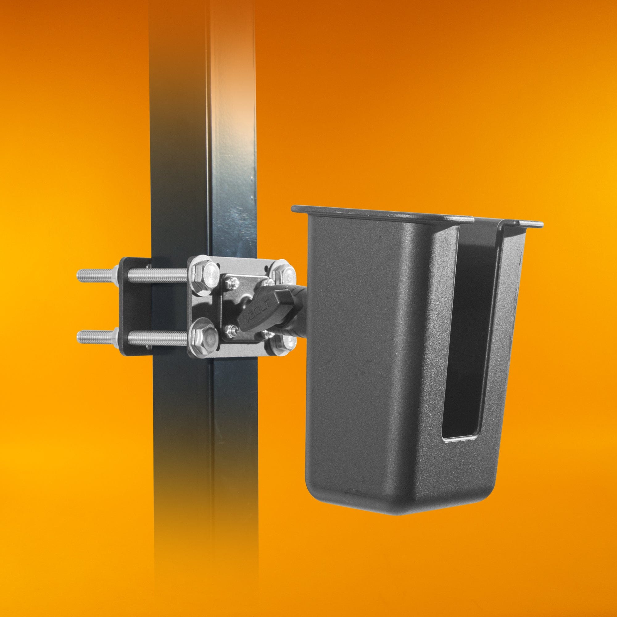 iBOLT Mounts iBOLT XL Barcode Scanner Forklift Pillar Mount for Warehouse Vehicles, Inventory Management, and Material Handling