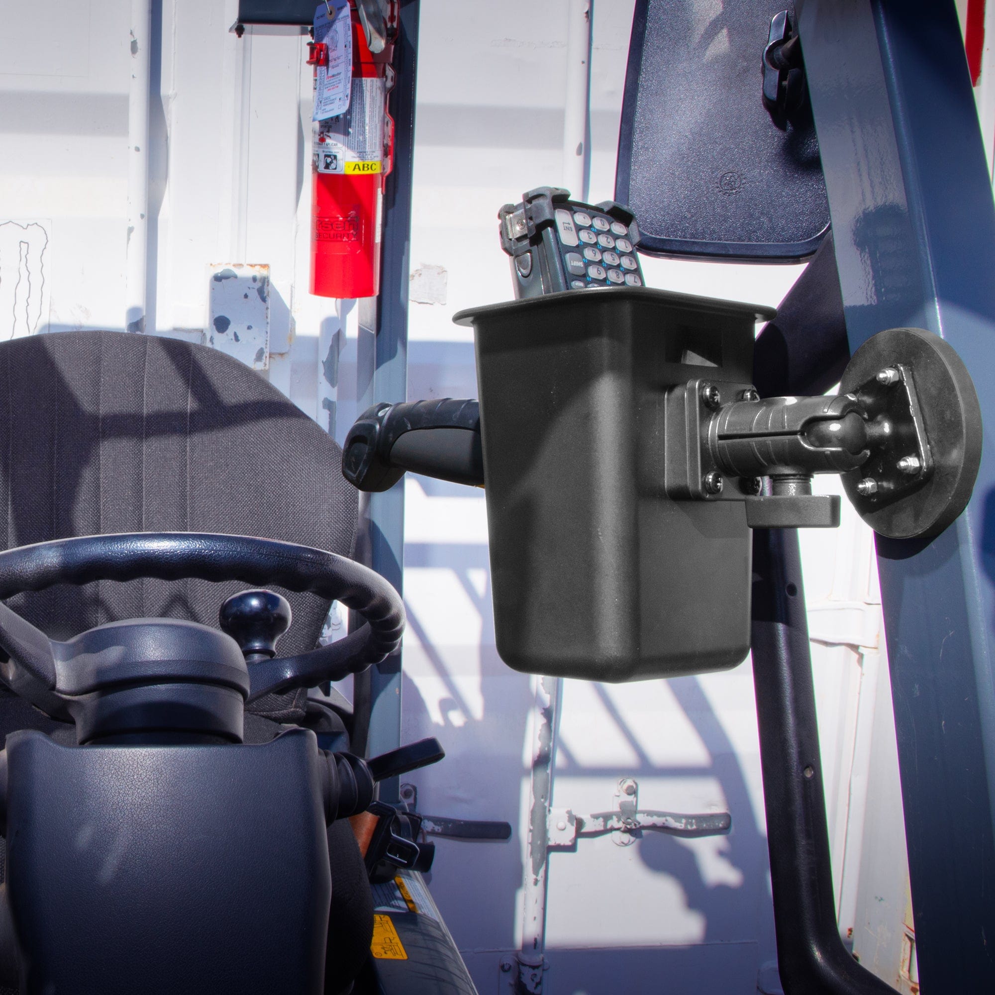 iBOLT Mounts iBOLT XL Barcode Scanner Magnetic Mount – Heavy-Duty 88mm Magnetic Base for Warehouse Vehicles, Inventory Management & Material Handling