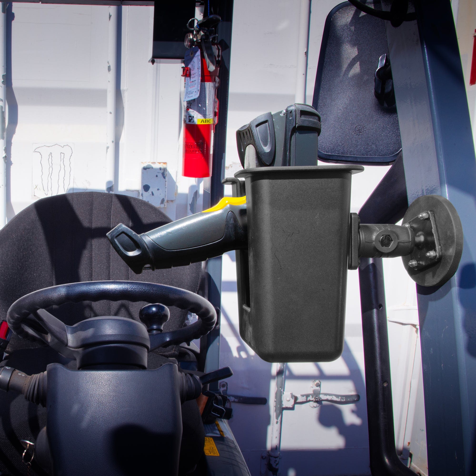 iBOLT Mounts iBOLT XL Barcode Scanner Magnetic Mount – Heavy-Duty 88mm Magnetic Base for Warehouse Vehicles, Inventory Management & Material Handling