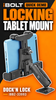 iBOLT Dock'n Lock BizMount AMPS IBBZ-33993 — short vertical assembly and keyed tablet-lock demonstration