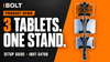 iBOLT TabDock POS Clamp Mount with 3 Tablet Holders (IBRT-34700) standard TabDock filmed assembly and adjustment demonstration