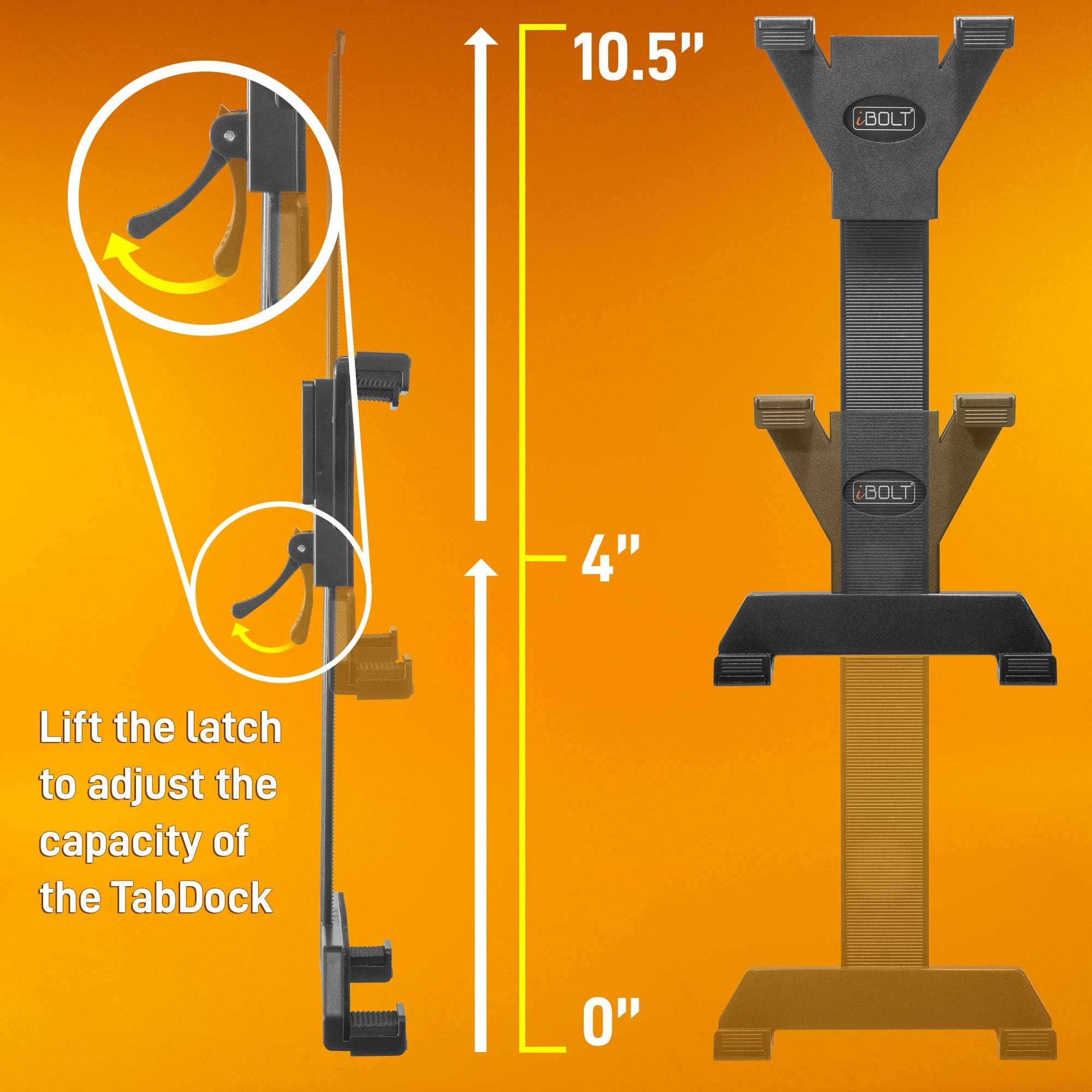 iBOLT Quad Tablet Tower TabDock™ Stand