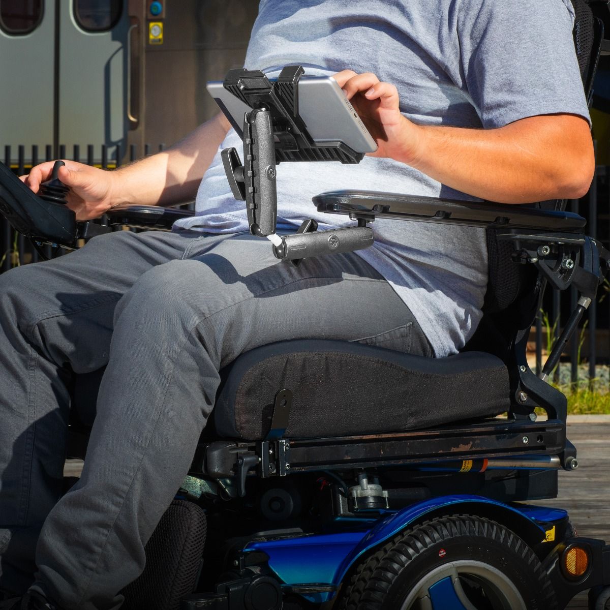 iBOLT AccessiBOLT ArmTrack- for Wheelchairs, Rehab Chairs, and Mobility Devices with a Track System