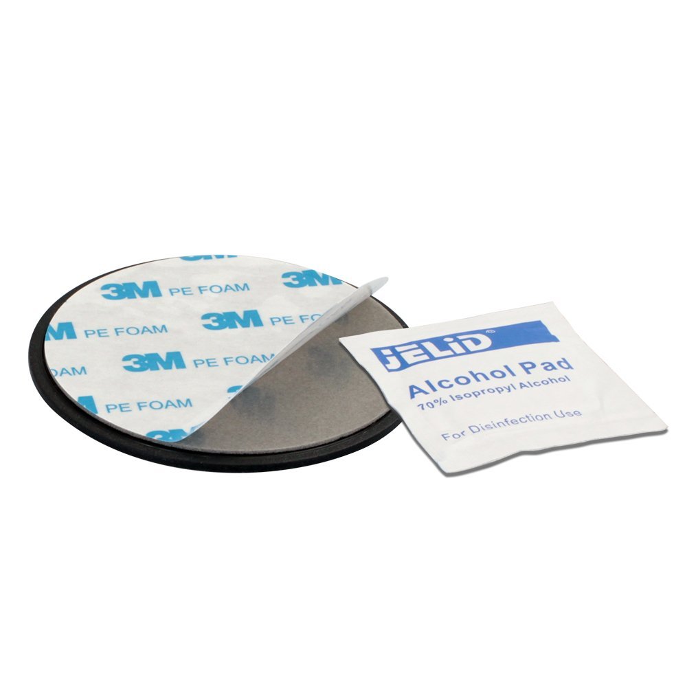 iBOLT™ 80mm Suction Cup Adhesive Dash Discs