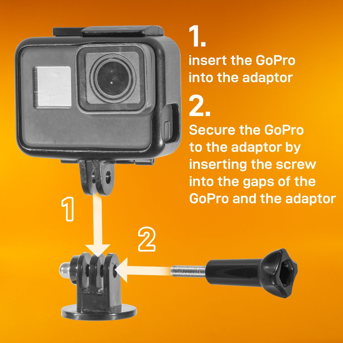 iBOLT GoPro / Action Camera IncrediBOLT™ Clamp / Handlebar / Rail Mount