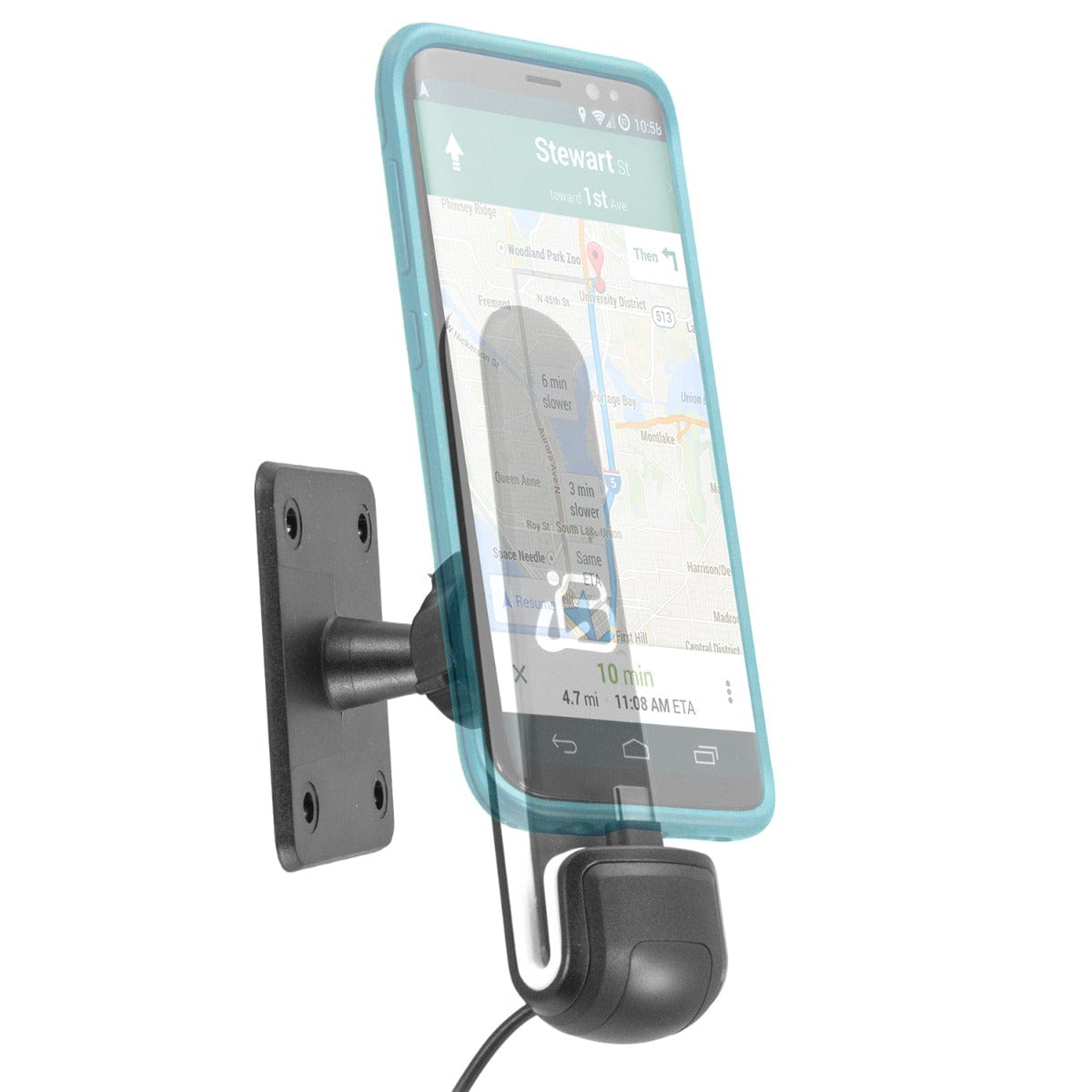 iBOLT Mounts iBOLT ChargeDock USB-C AMPS Ultimate Magnetic Vehicle Dock/Mount/Holder w/ 2m USB Certified Type C to USB-A Charging Cable