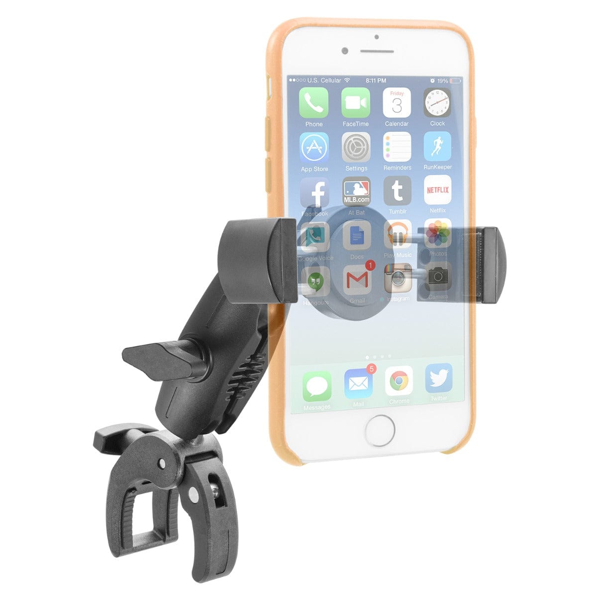 iBOLT Mounts iBOLT Moto-Vise™ Bizmount™ Clamp- Heavy Duty Smartphone clamp/claw mount