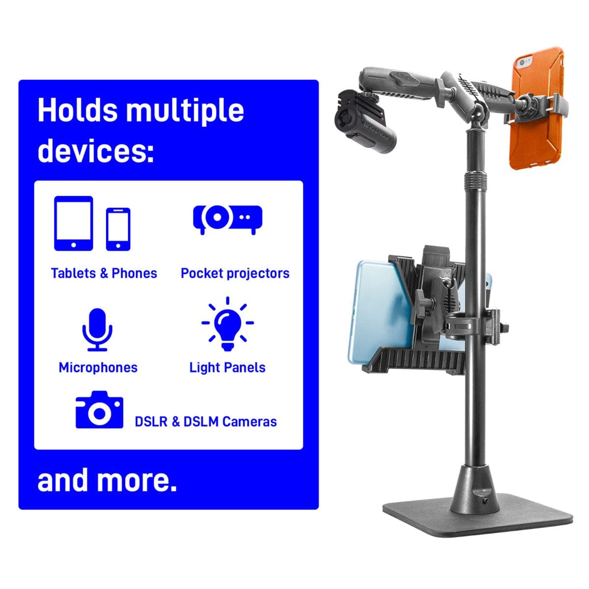 iBOLT Mounts iBOLT Stream-Cast Creator Custom mount kit with over 60 variations- great for live streaming tutorial videos and photos