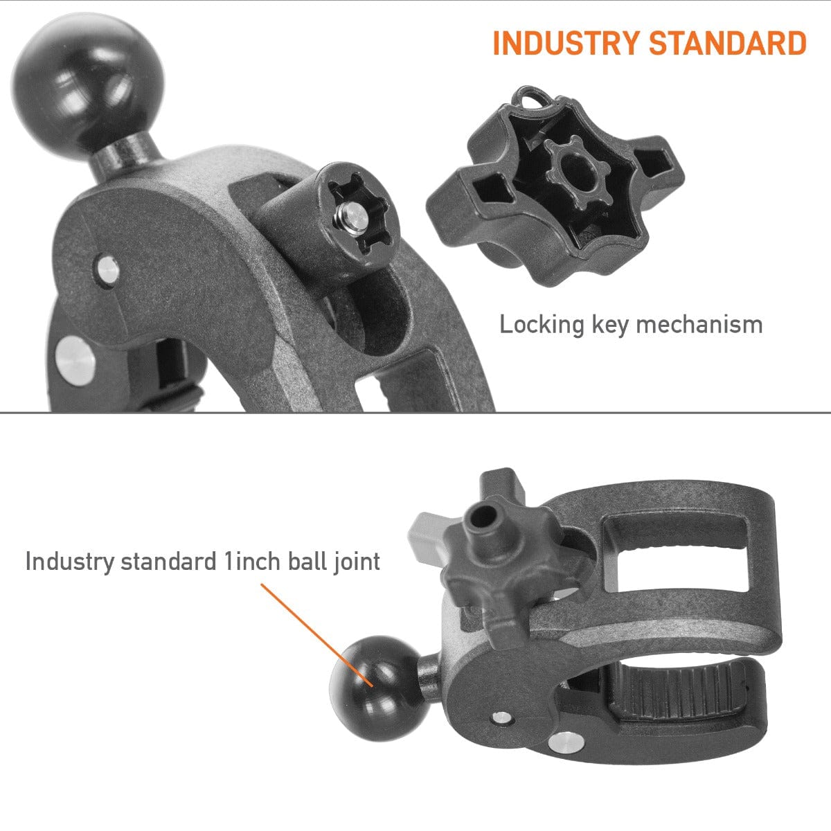 iBOLT Mounts iBOLT™ TabDock™ Bizmount™ Clamp Heavy Duty Post/Pole Mount