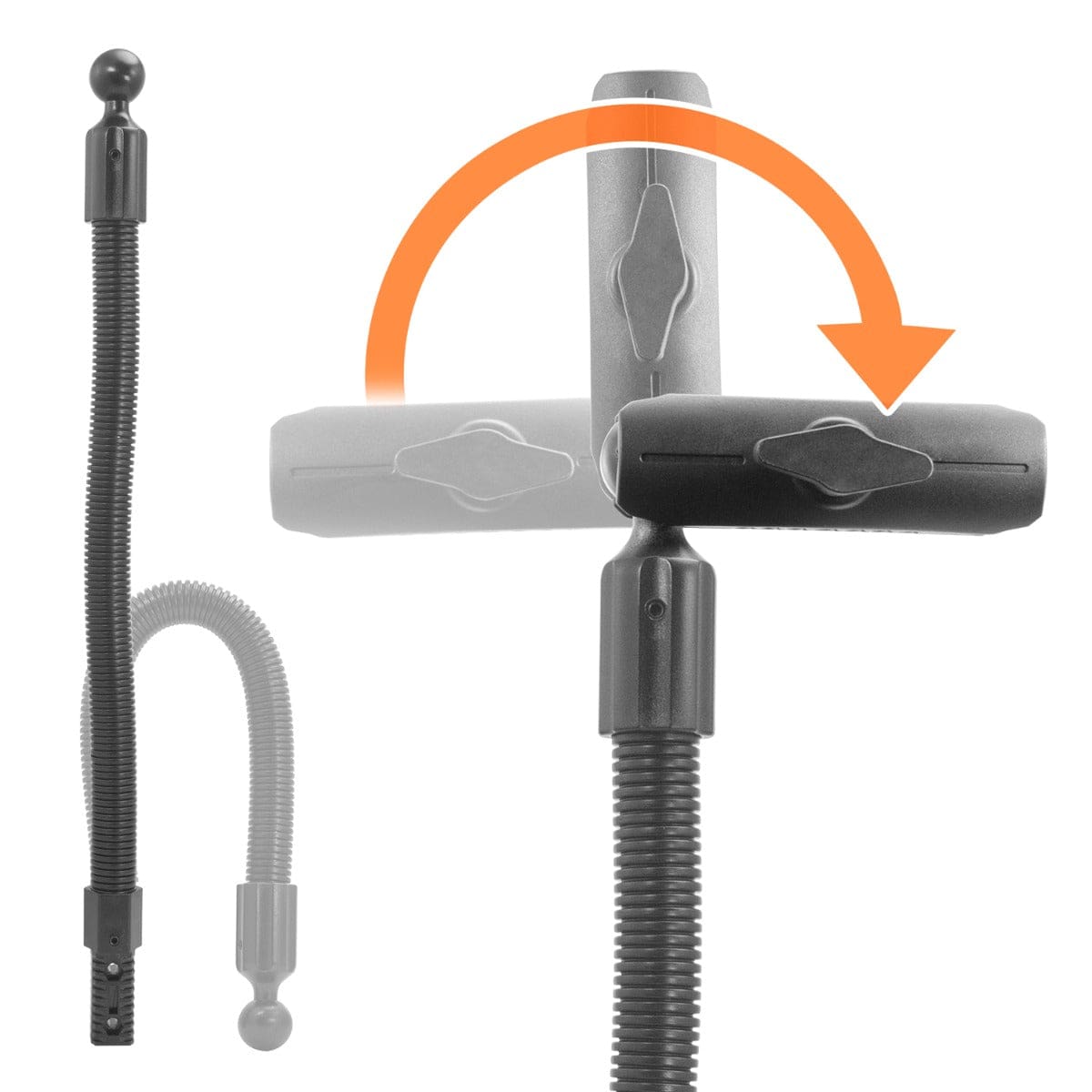 iBOLT Mounts iBOLT TabDock™ Bizmount™ Flexpro - Heavy Duty Seat Rail Mount