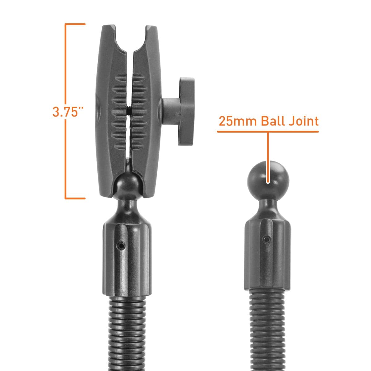 iBOLT Mounts iBOLT TabDock™ Bizmount™ Flexpro - Heavy Duty Seat Rail Mount