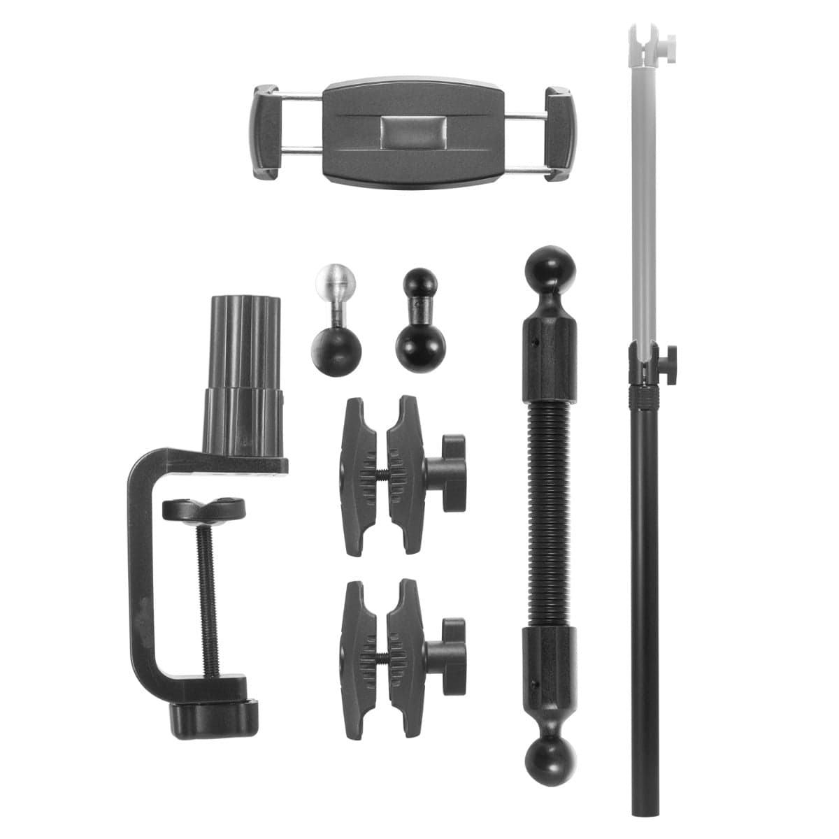 iBOLT Mounts Stream-Cast Clamp Bendable Overhead Phone Mount