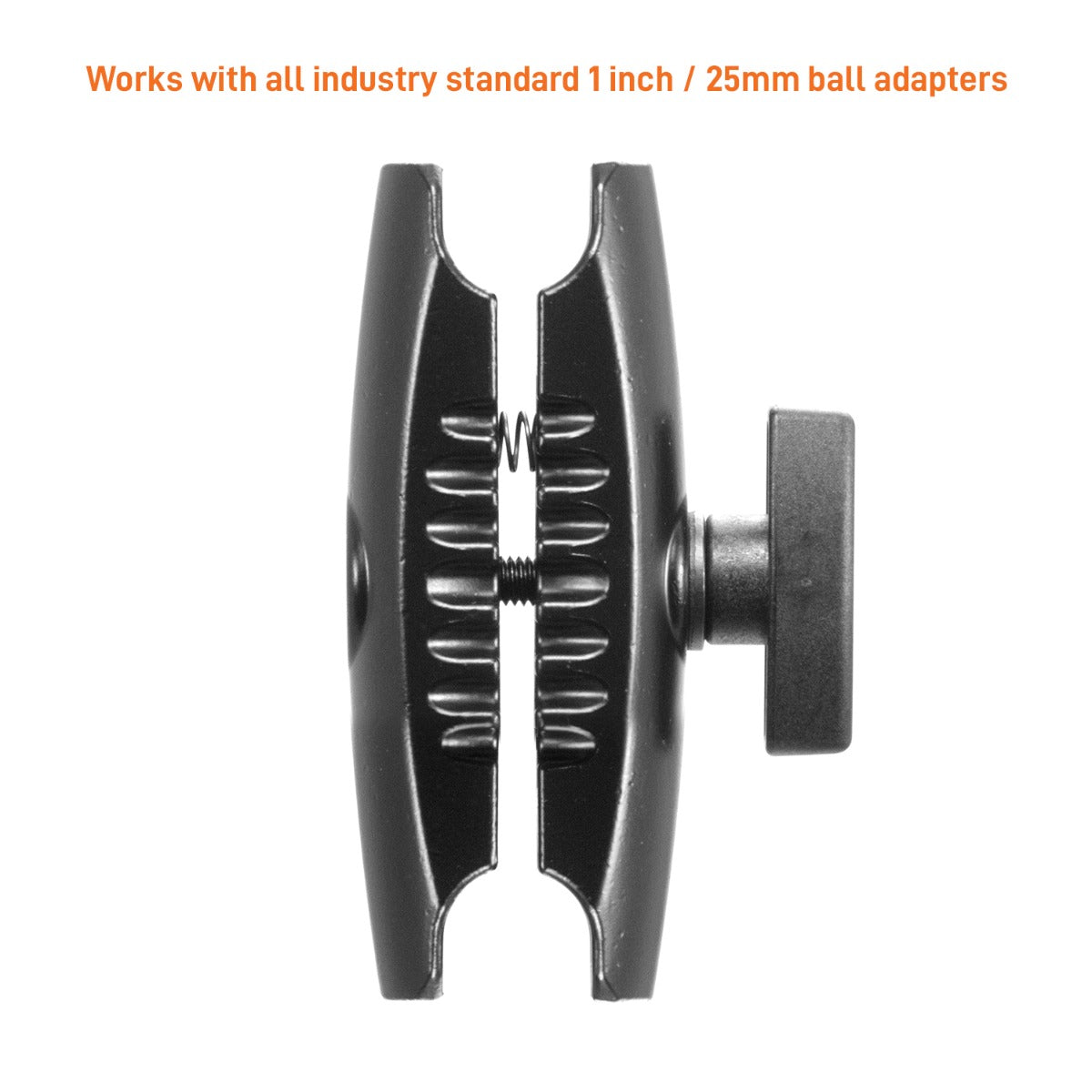iBOLT™ Aluminum 3.75 inch Double Socket Arm for 1-inch / 25mm / B Size Ball