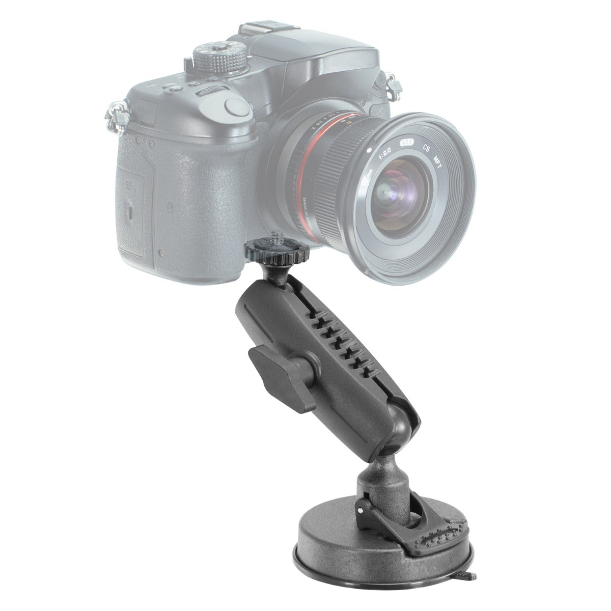iBOLT ¼” 20 Camera Screw Bizmount™ Suction Cup Mount - for Industry Standard ¼” 20 Accessories