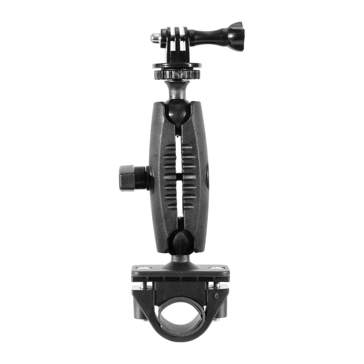 iBOLT Action Camera Bizmount Heavy Duty Handlebar Post Pole Rail Mount for Water Sports Kayaking Fishing Boating etc. for 1 4 20 Cameras and Acces