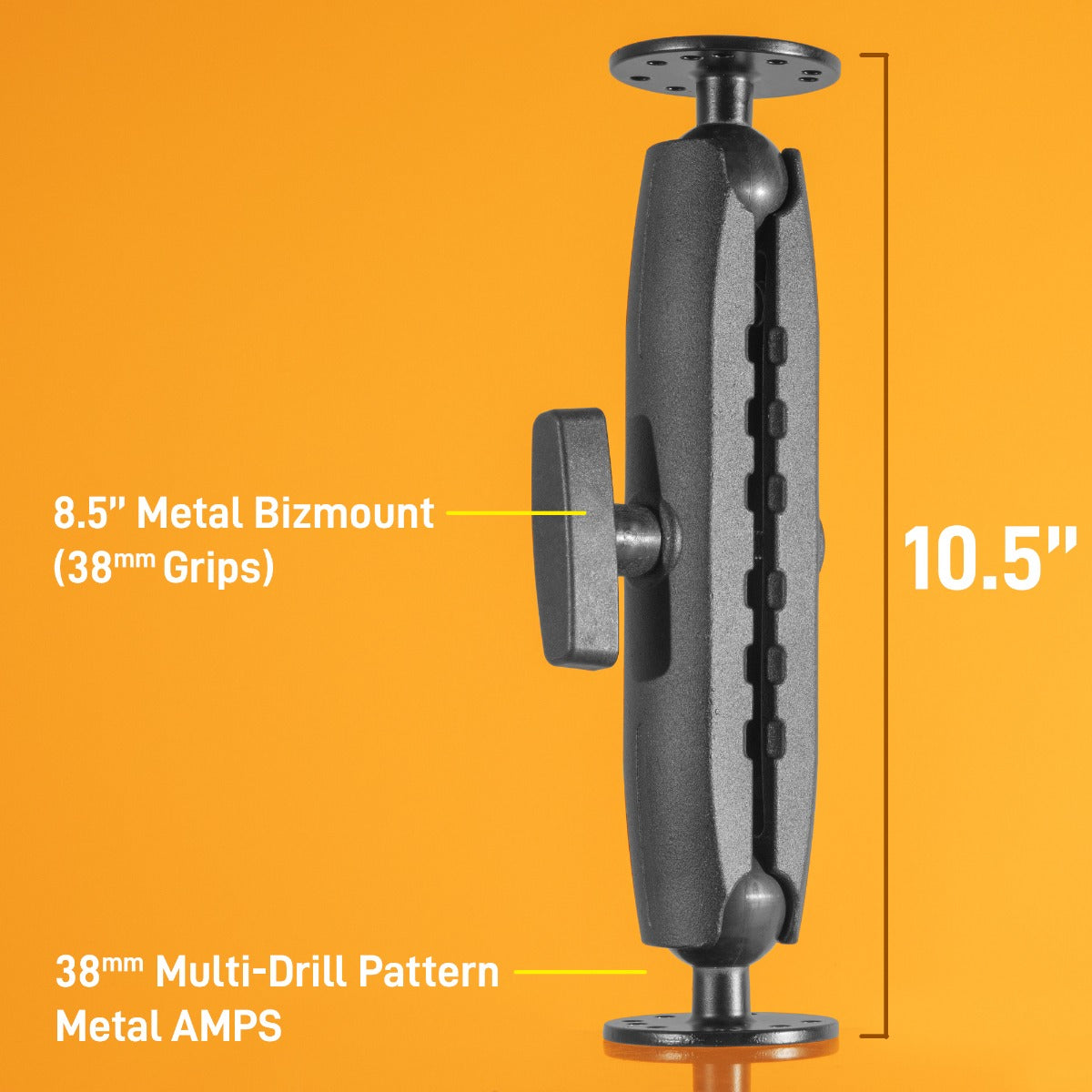iBOLT™ 38mm / 1.5 inch Metal Circular AMPS Pattern to AMPS Pattern Drill Base