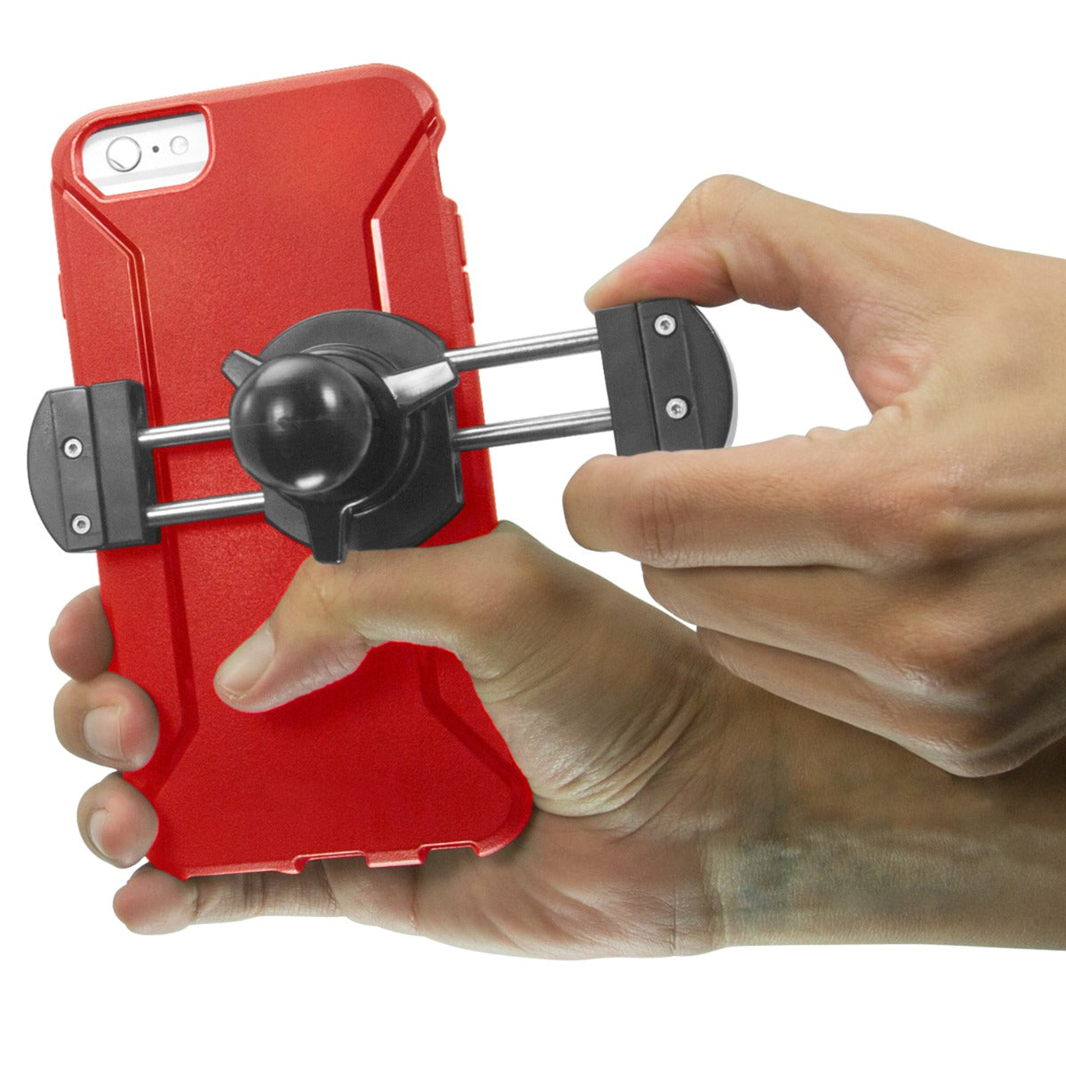 iBolt Moto-Vise™ Bizmount™ Metal Handlebar Phone mount