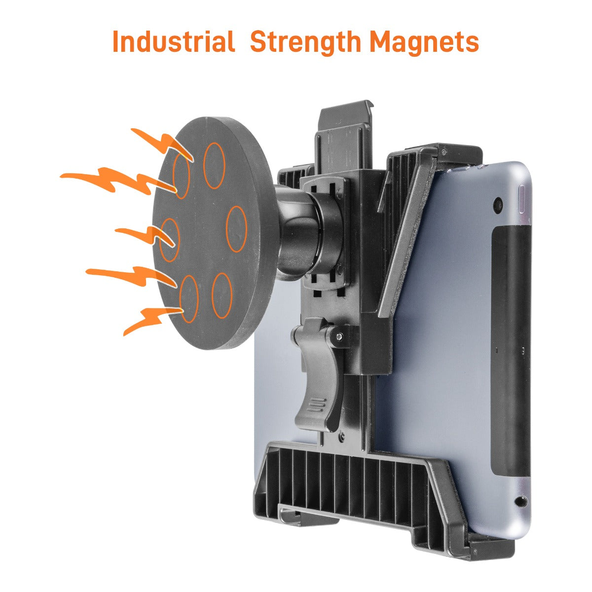 iBOLT TabDock™ MagDock- Heavy Duty Magnetic Mount for All 7”-10” Tablets- Great for fridges, Restaurants, Automotive, Workout Equipment