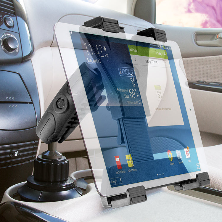 TabDock™ Bizmount™ Console- Heavy Duty Cup Holder Mount for Tablets