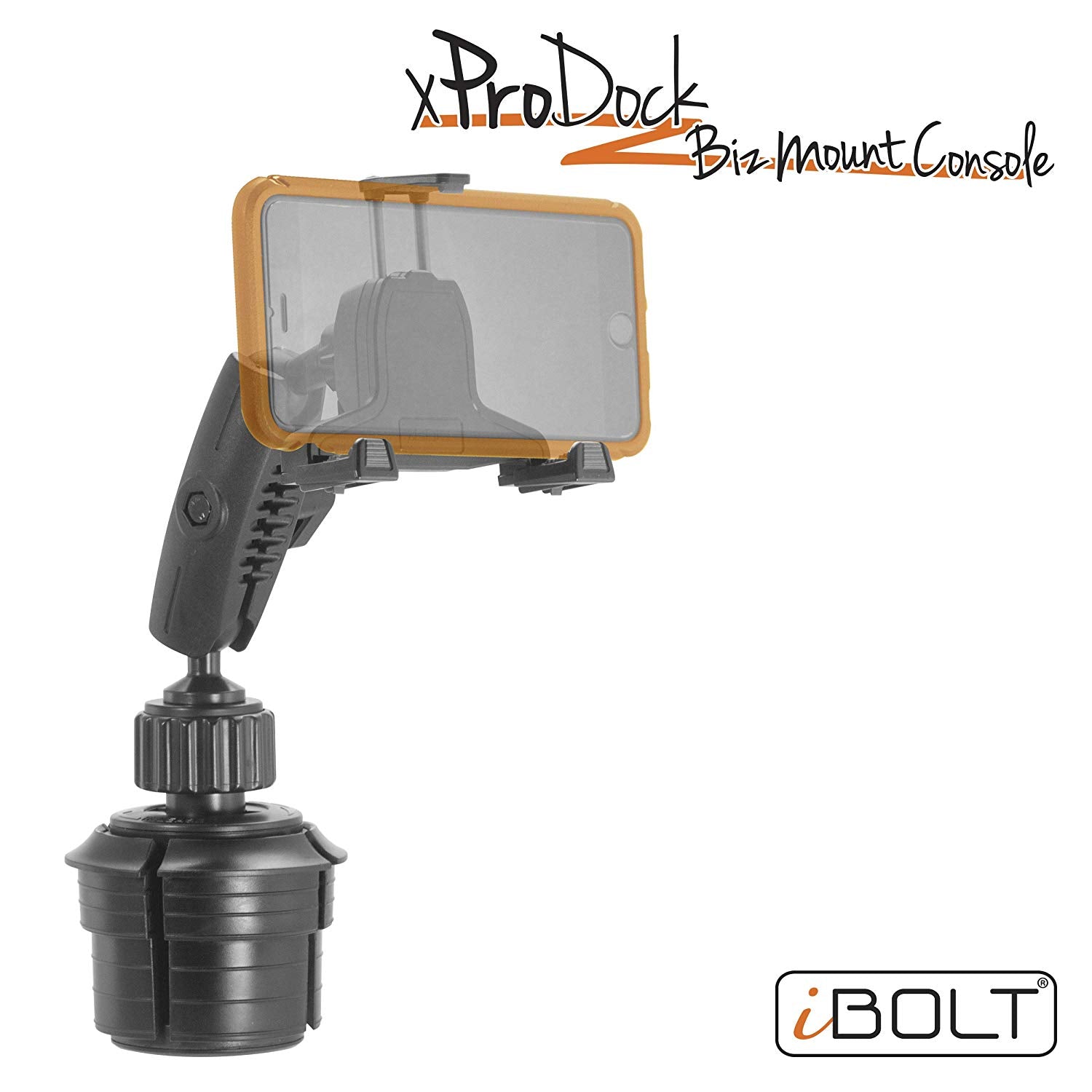 iBOLT™ xProDock™ Bizmount™ Console- Phone Cup Holder Mount